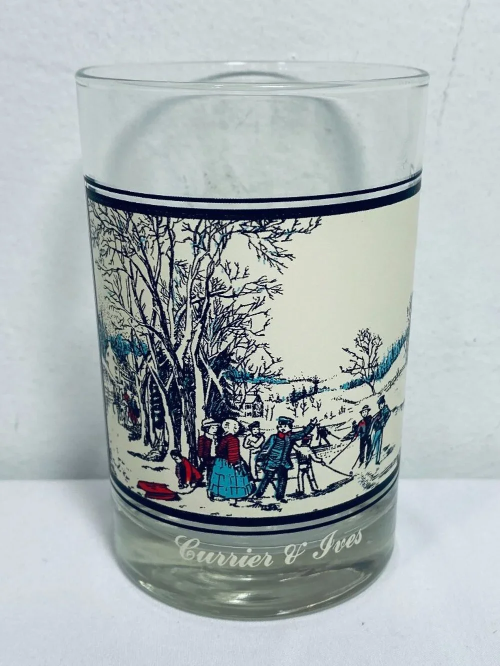 Currier & Ives Glass 